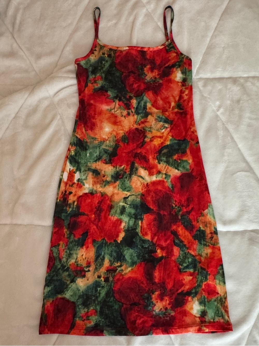 Topshop spaghetti strap mini dress